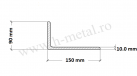 Cornier zincat 150x90x10 mm 2
